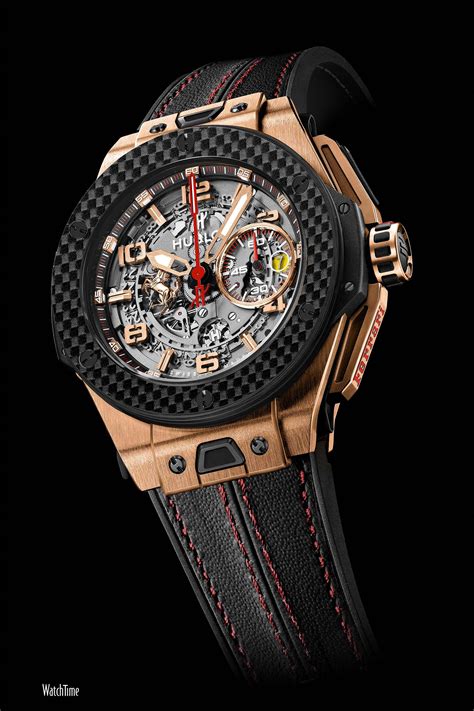 hublot ferrari gold watch